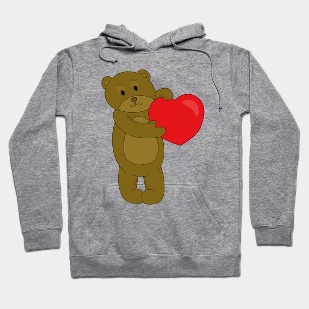 Cute Teddy Bear Hoodie by DiegoCarvalho